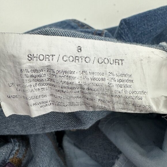 Gloria Vanderbilt Amanda 2.0 Slim Leg Distressed Women's size 8P Blue Denim Jean - Picture 4 of 5